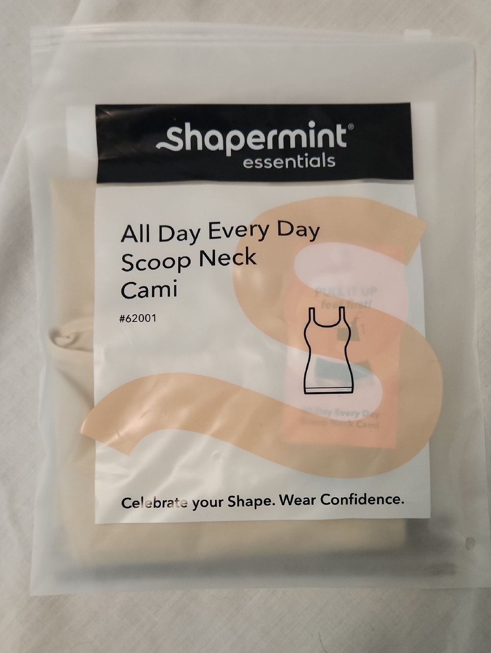 Shapermint Essentials Scoop Neck Cami - White